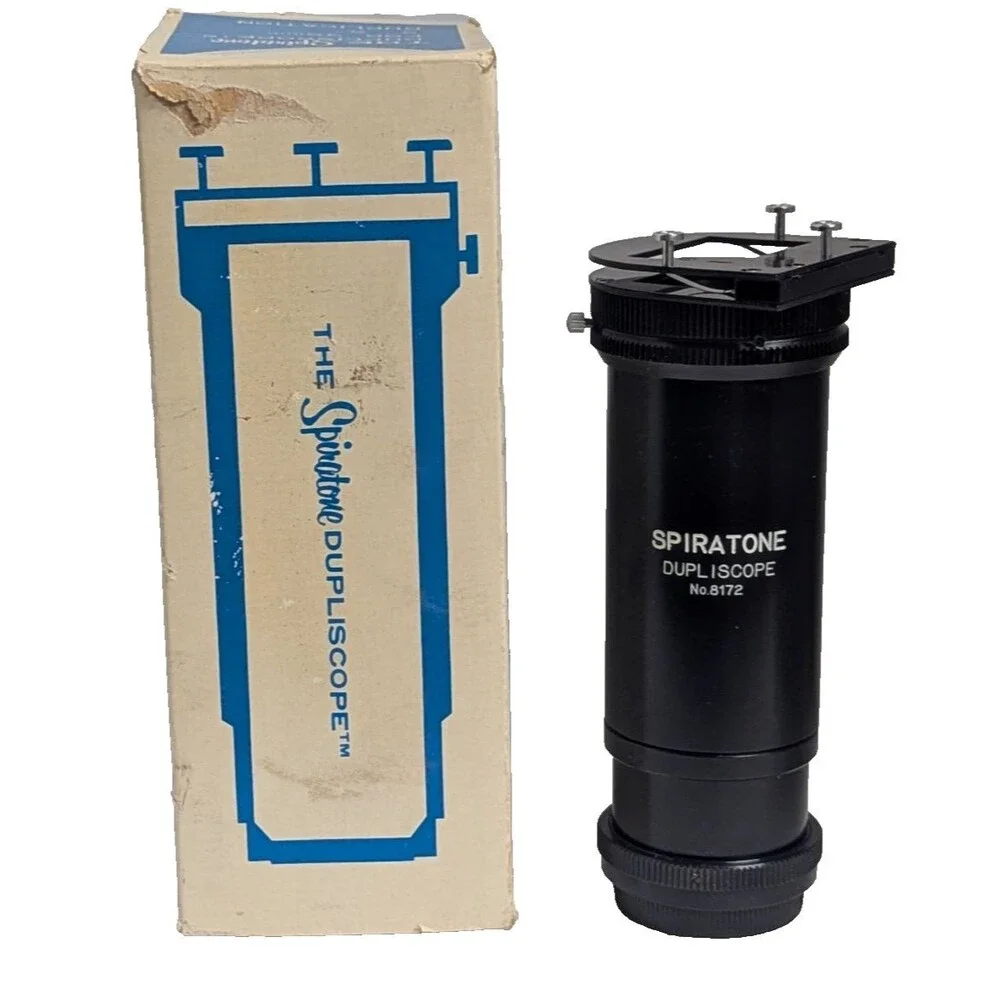 Spiratone Dupliscope for 35 mm with Original Box New Pentax Screw Mount Vintage